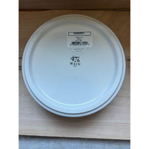 Creative Brands 47th & Main Ceramic Pet Bowl Tequila Brand New - Picture 2 of 2